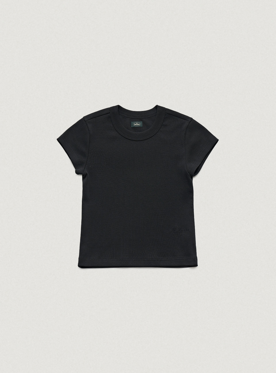 Black Fudge Cropped T-Shirt [4월 초 순차 배송]