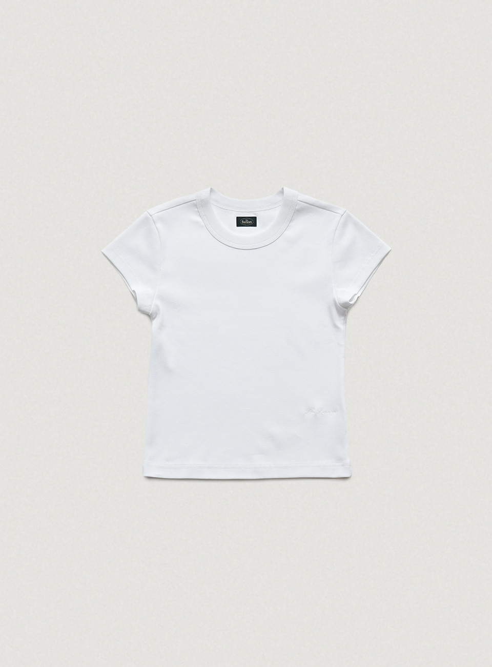 White Fudge Cropped T-Shirt [4월 초 순차 배송]