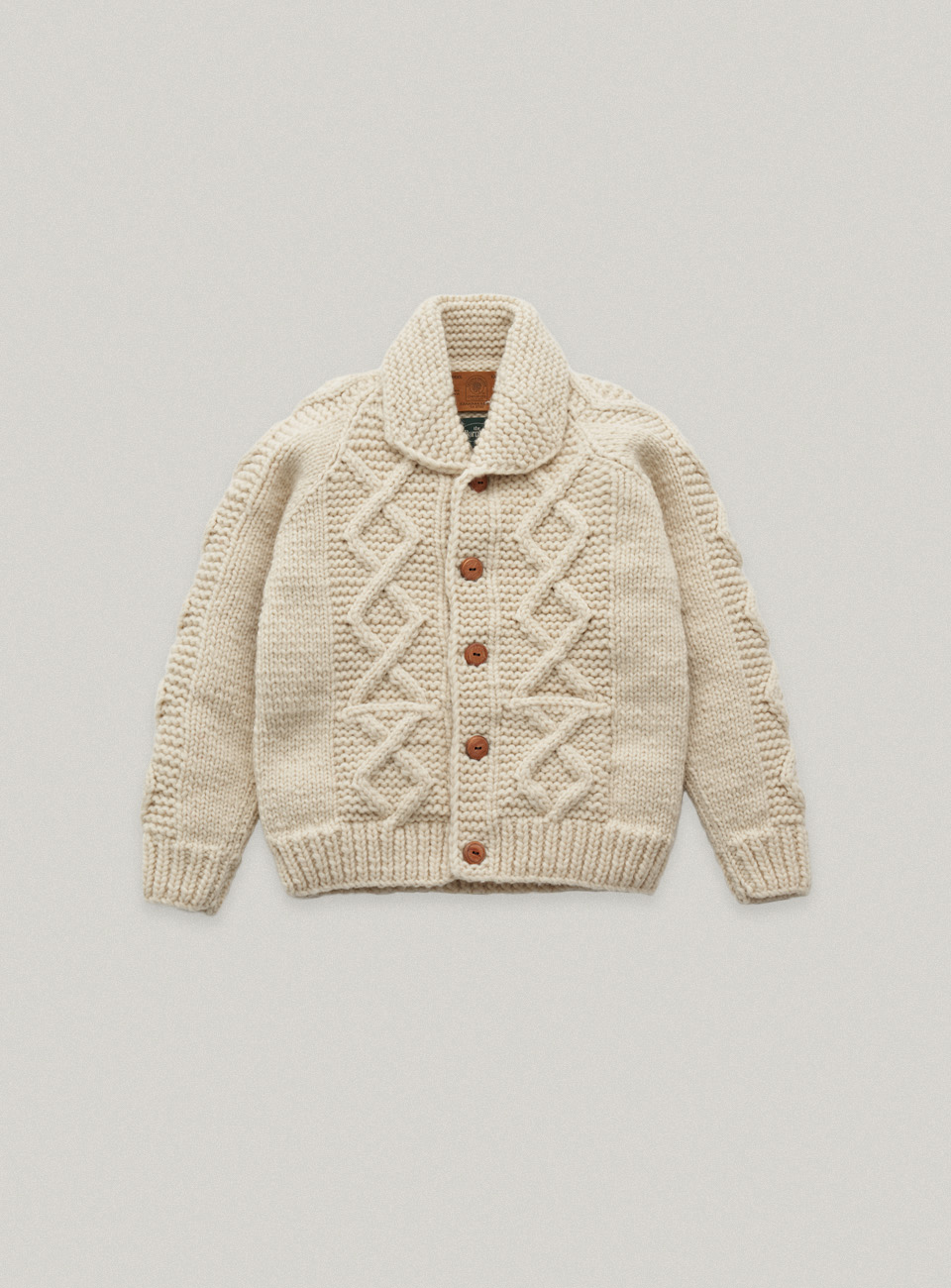 [Canadian Sweater Company x The Barnnet] Maple Hand Knit Cardigan