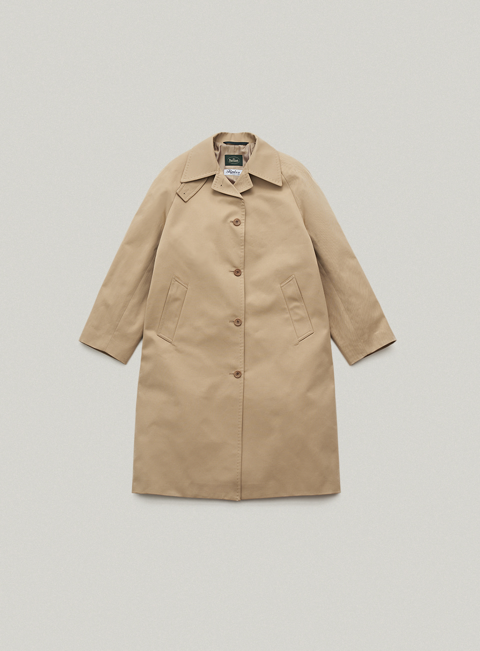 Sandy Cotton Coat by Tipico-Kuwamura