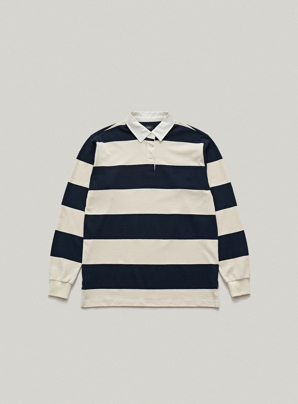 Navy Classic Striped Rugby Shirt[10월 말 순차 배송]