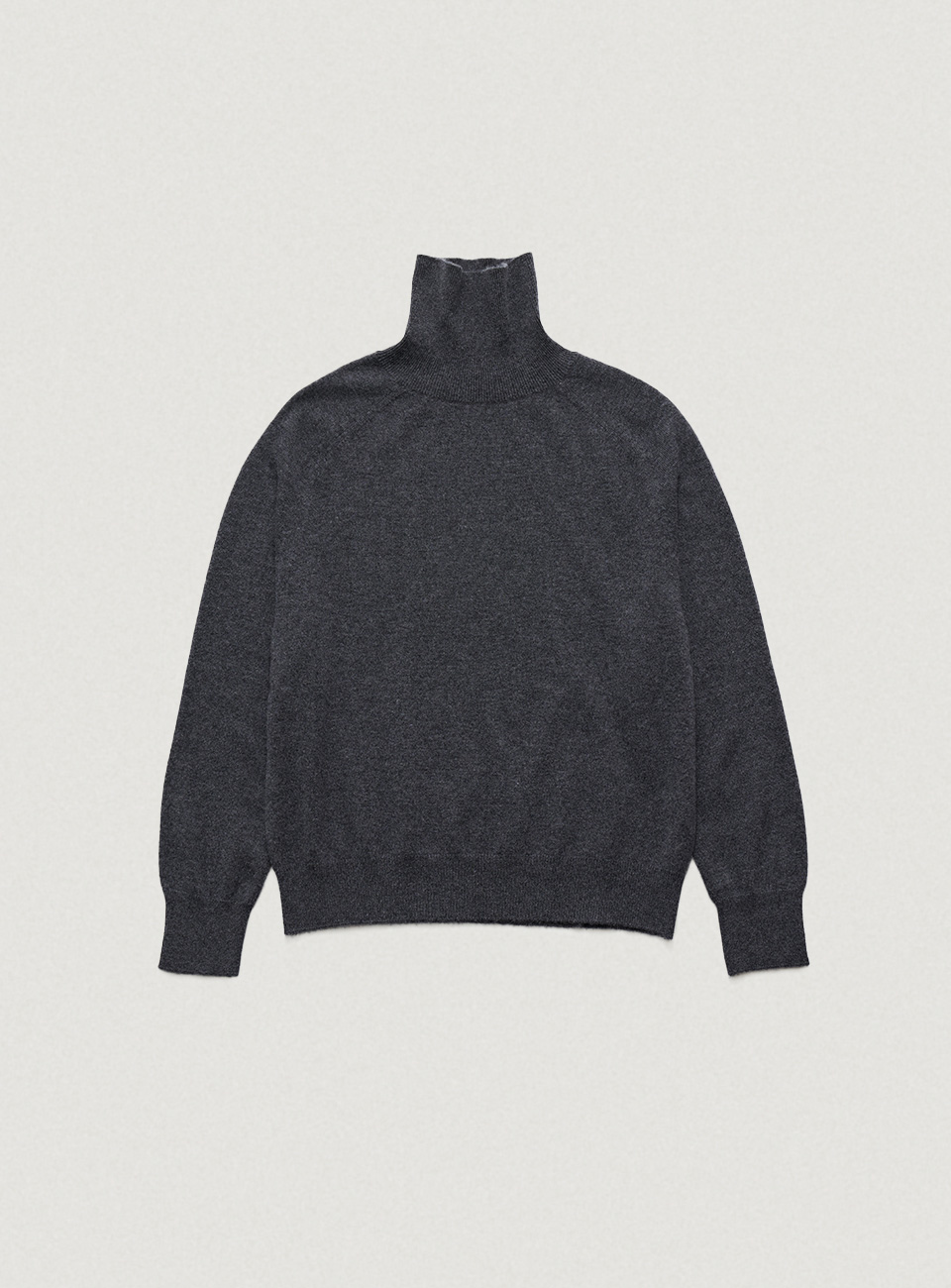 Charcoal Days Turtleneck Knit Sweater