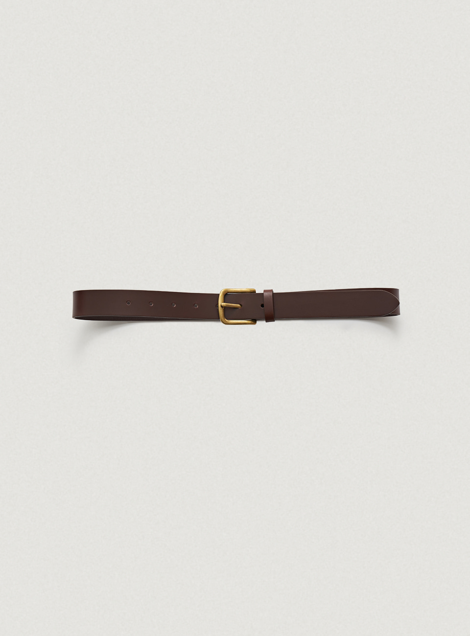 Brown Full Grain Leather Belt