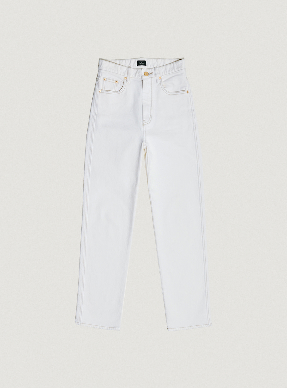 White Bolide Denim Pants