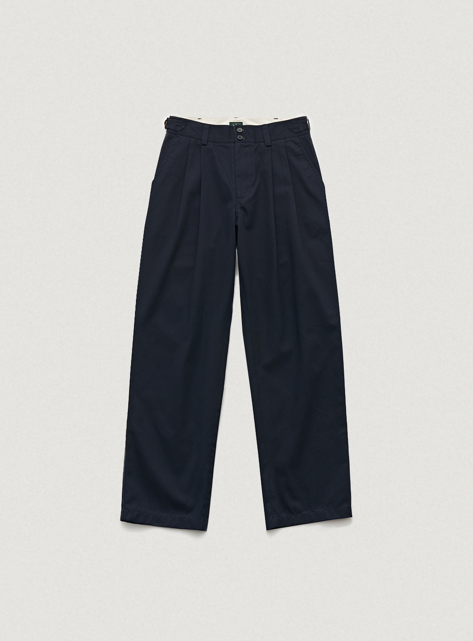 Navy Twoett Cotton Chino Pants