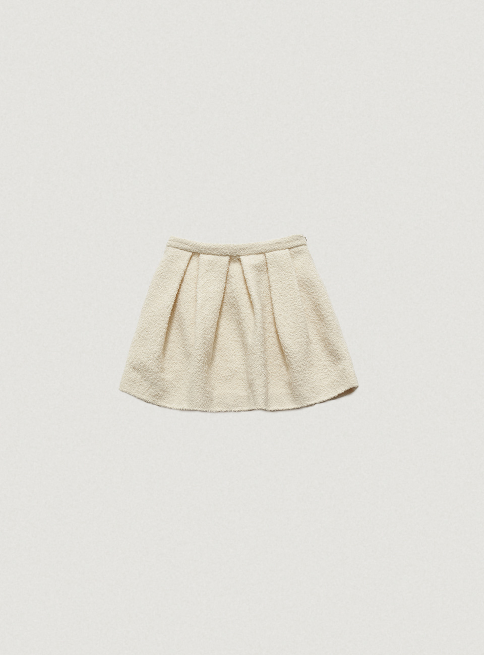 Ivory Tinkey Bouclé Skirt