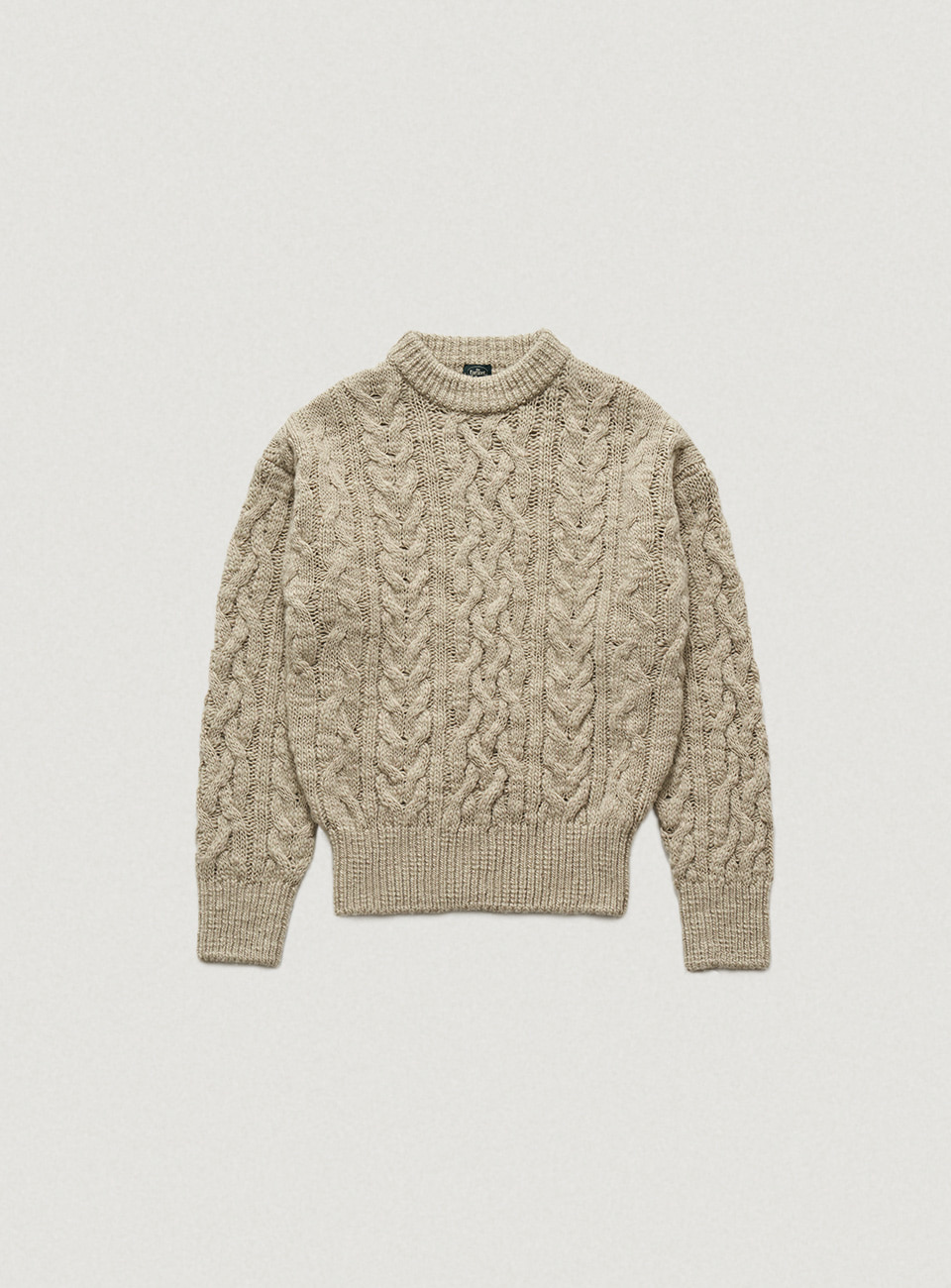 Oatmeal Cable Knit Sweater