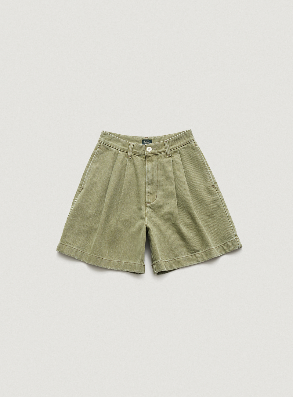 Green Moroccan Denim Shorts