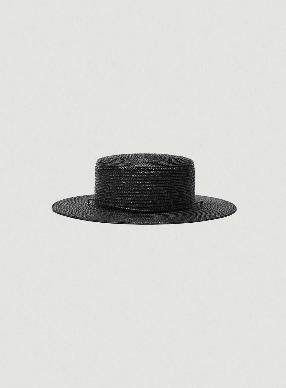 Straw Boater Hat by FERRUCCIO VECCHI [6/7부터 순차 배송]