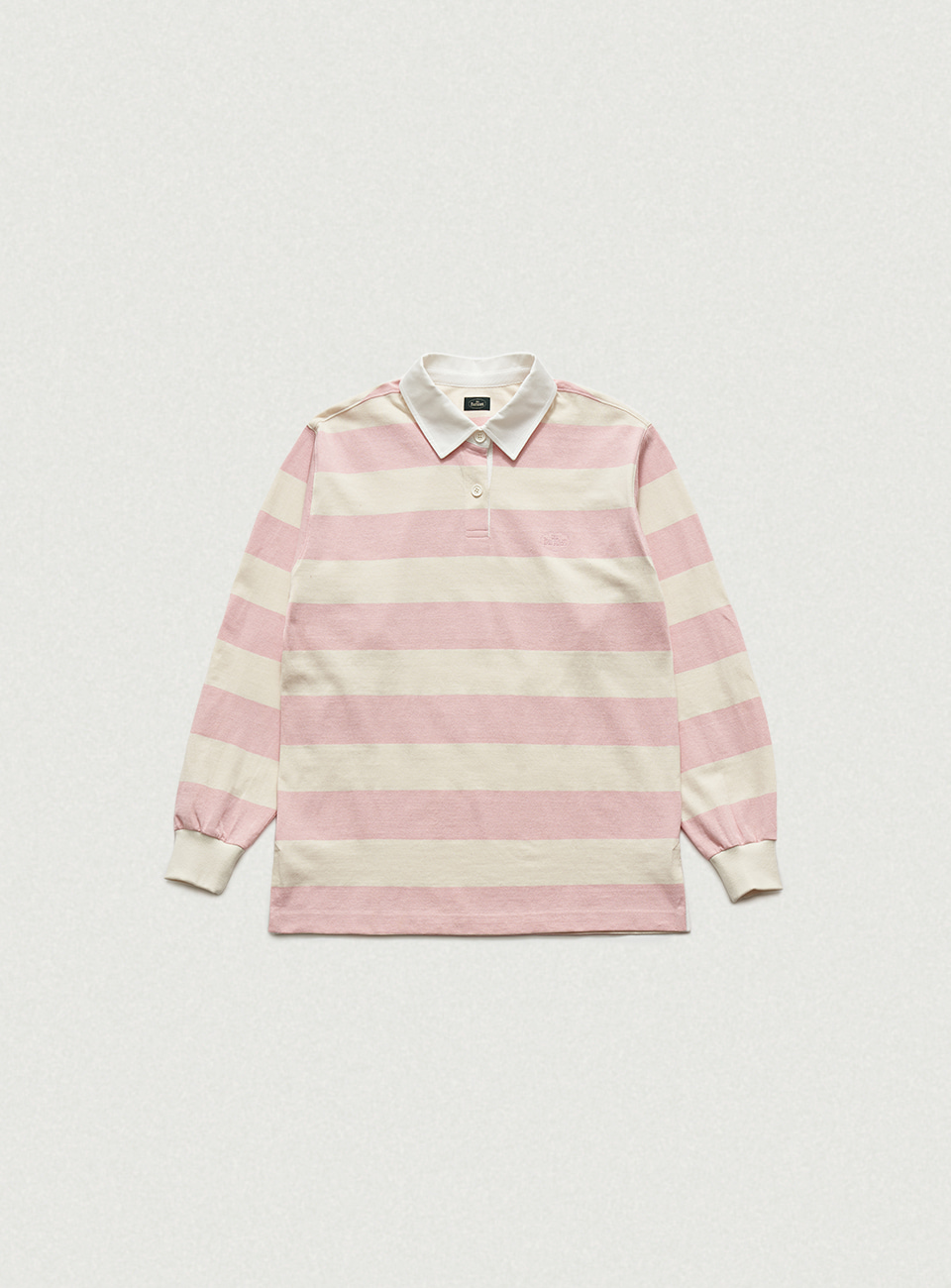 Women’s Pink Classic Striped Rugby Shirt
