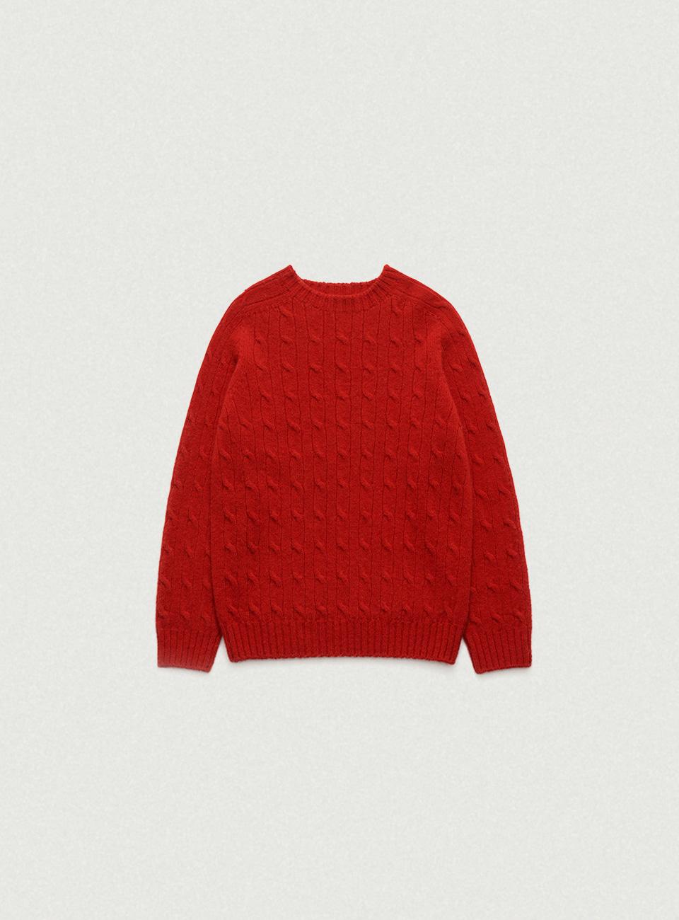 Red Shaggy Dog Knit Sweater