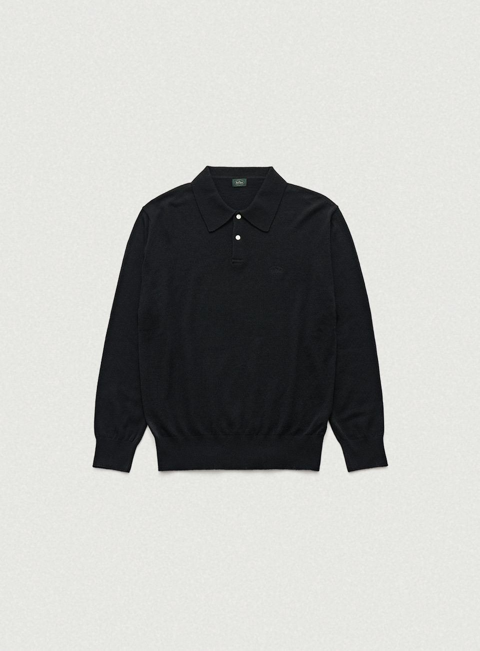 Men&#039;s Black Wimblyn Knit Polo Shirt