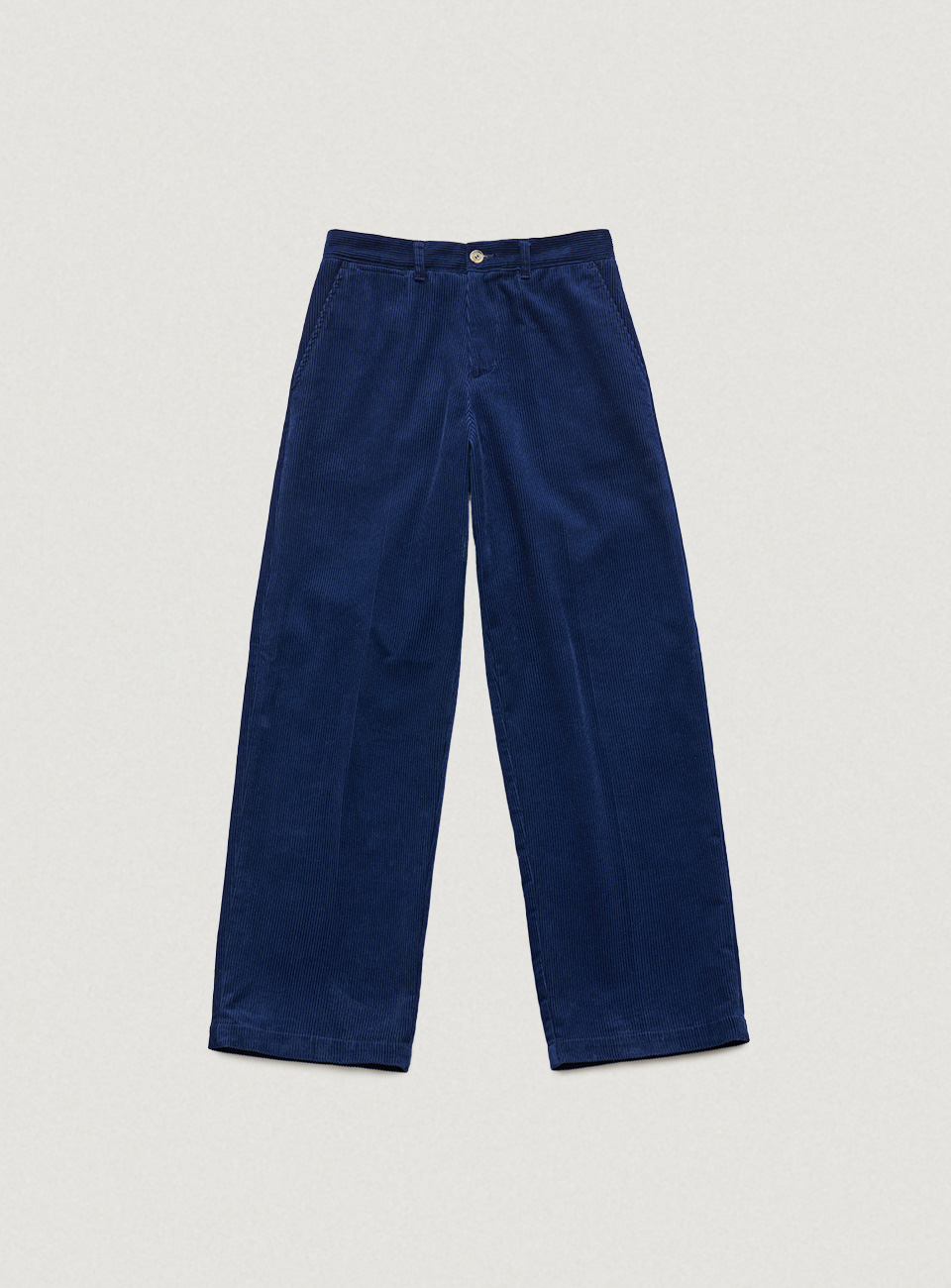 Blue Furrow Corduroy Pants