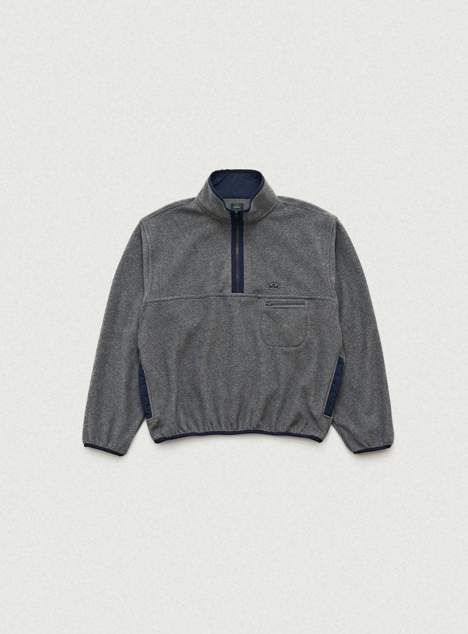 Grey Lapland Fleece Half-Zip Pullover